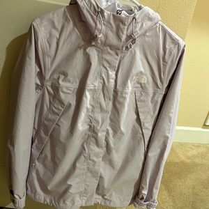 North face lavender purple raincoat size small brand new
